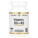 Вітамін D3 та K2, California Gold Nutrition, 60 рослинних капсул CGN-02332 фото 1