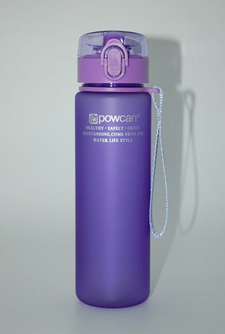Спортивна пляшка POWCAN 560 мл Фіолетовий (LHB-11907) LHB-11907 фото