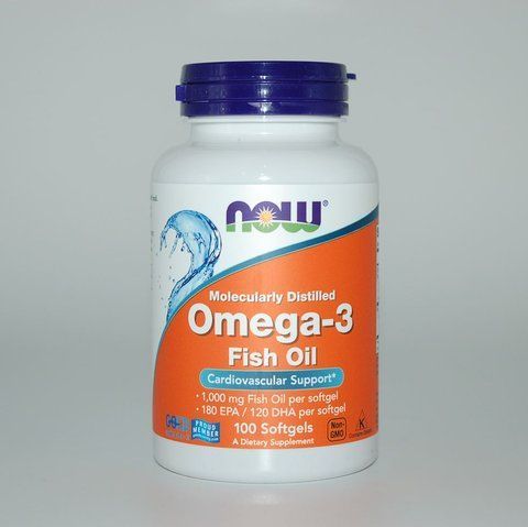 NOW Foods, риб&rsquo;ячий жир з Омега-3 (Fish Oil Omega-3), 1000 мг, 100 капсул NOW-01650 фото