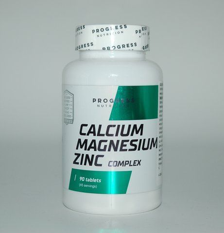 Progress Nutrition, Кальцій магній цинк, 90 таблеток PRG-39016 фото